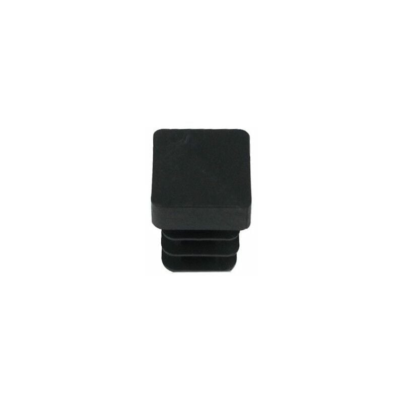 Ghiera Quadrata Interna Nera 12x12 mm. Blister 4 pezzi.