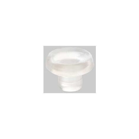 Gommino per mensole pvc trasparente conf. da 100 pz