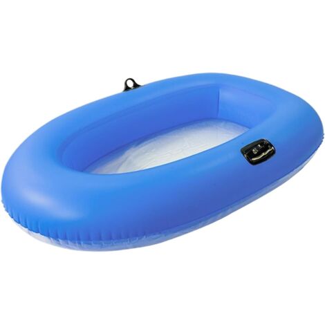 Gommone gonfiabile, gommone con fondo trasparente, gommone galleggiante 160x110 cm per relax, svago ed esplorazione sull'acqua