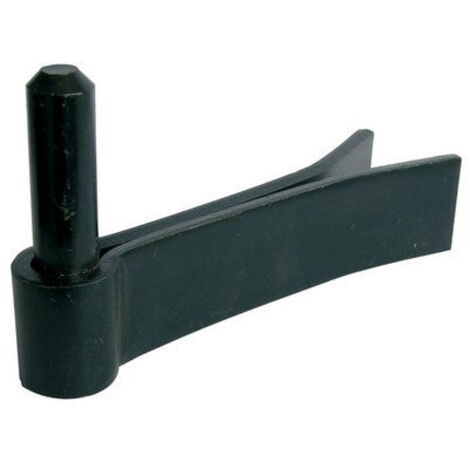 INDUSTRIELLE DE SEDAN Gond à sceller renforcé noir AFBAT - Section mm: 35 x 4 - Dimensions: Ø14 - L 130 mm