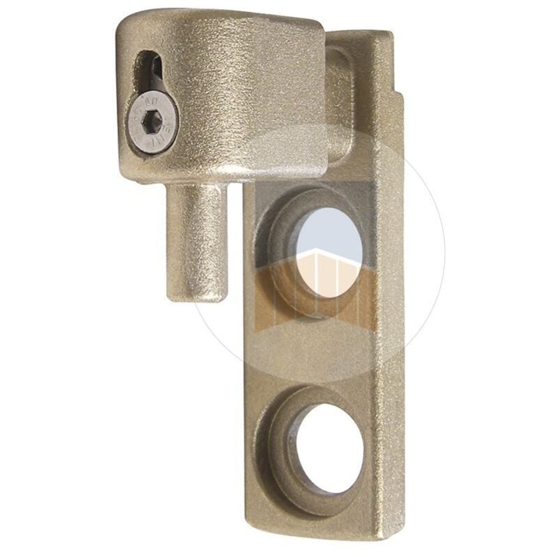 PORTAC Gond à visser multiréglage deux points Finition: Noir Ral 9005 - Réglage (mm): Réglage (mm) : 34 à 51