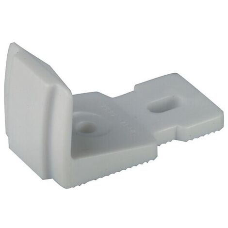 Gond de portail L orientable Ø 12 mm. à visser. réglage 40-50 mm. coloris noir - TIRARD SAS