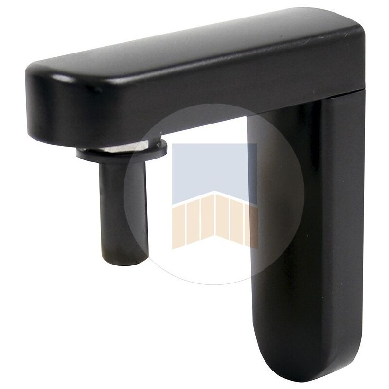 Gond Equ'inox vertical à visser avec cache en composite Finition: Blanc Ral 9010 - Portac