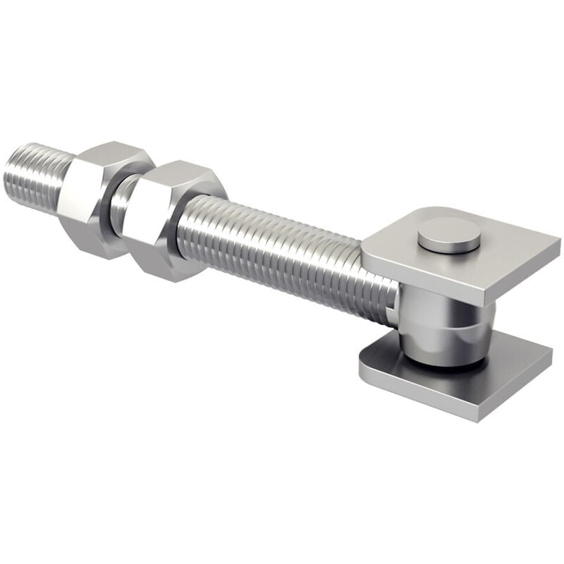 Gond à Souder Réglable Sur Platine à Visser 162 M24 Longueur 100 Mm Zingue Fratelli Comunello30591593