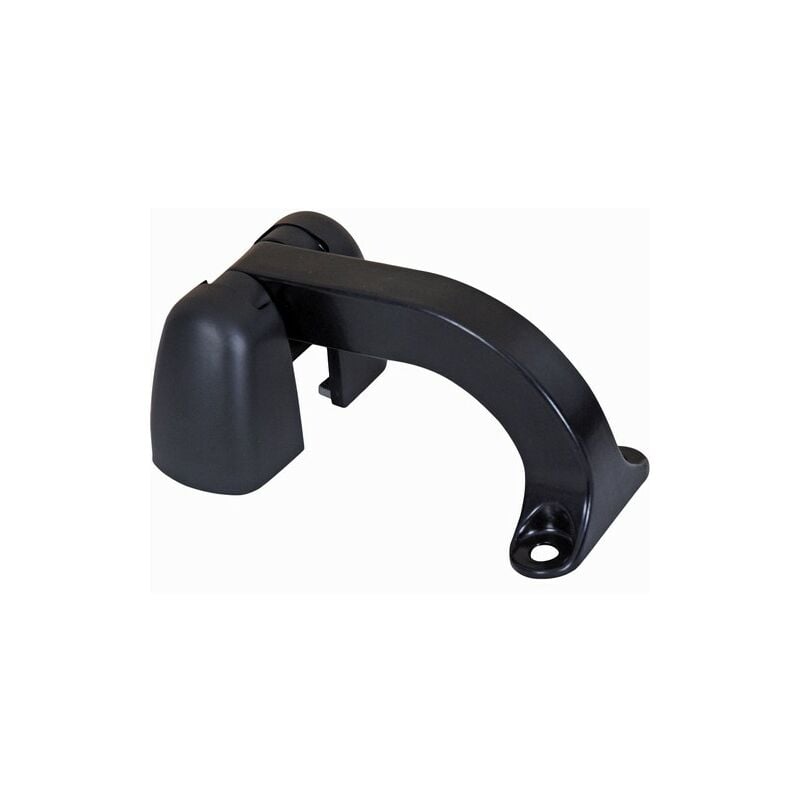 Gond anti-soulèvement ouverture 180° cache noir - inox - à visser Deco Fer Forge