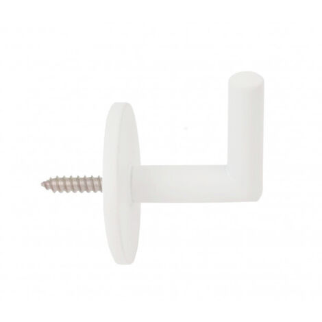 Gonds Contemporains Blancs Mats 30mm - Inventiv