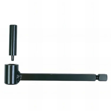 Ing Fixations – Gond de portail noir 18 mm – Fer carré D. 14 mm x 200 mm – Installation sur béton et pierre – Clavette anti-effraction