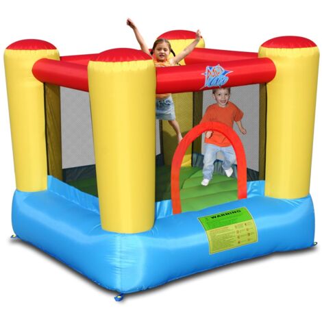 Gonfiabile per Bambini Salterello Top Gioco da Giardino Pompa Inclusa