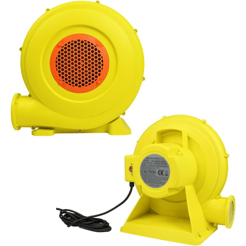 Image of Naizy - Ventilatore per castelli gonfiabili 750W Ventilatore elettrico per castelli gonfiabili con chiodi a terra Ventilatore radiale 220V-240V Turbo