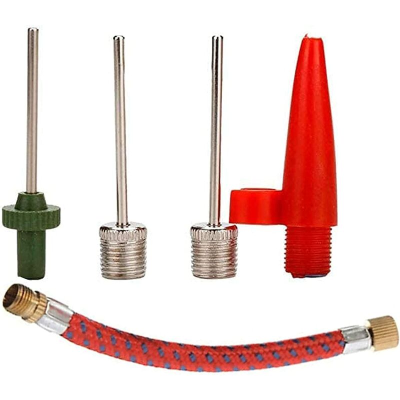 Gonfiatore Palla Kit Pompa Calcio Adattatore Aghi