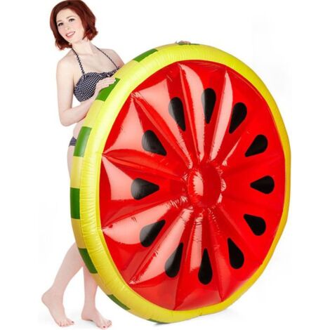 gonflable ronde Pastèque  Chaise longue de piscine Tapis pour flotteur pour adulte enfant