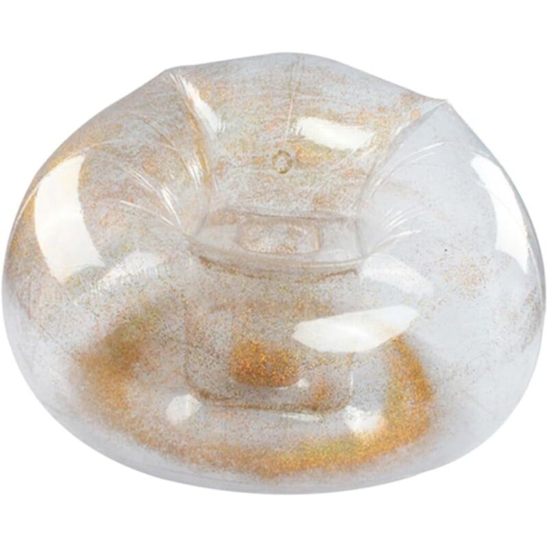 Gonflable Transparent pour Patio Pouf Extérieur Imperméable Meubles Gonflables pour Adultes Et Portable Facile à Installer Partout