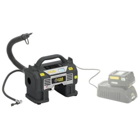 Gonfleur compresseur - FARTOOLS - 18V - 1100KPA - 11Bar - écran digital - indicateur de pression