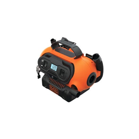 BLACK & DECKER Gonfleur-Compresseur Filaire ou Sans Fil 18V BLACK+DECKER BDCINF18N-QS 11 BARS/ 160 PSI Livré Sans Batterie