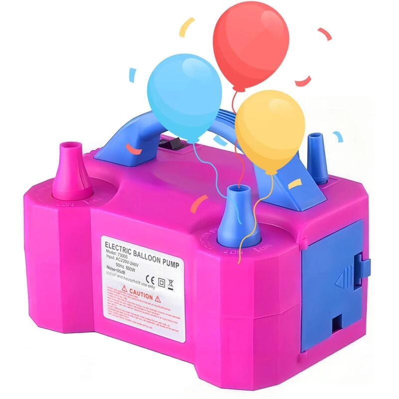 Mediawave Store - Gonfleur de Ballons Électrique Pompe pour Fêtes avec Deux Modes Portable