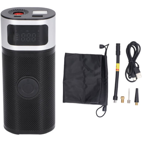 Gonfleur de pneu 150PSI arrêt automatique pompe à air sans fil compresseur Portable avec lumière LED pour balle de vélo de voiture