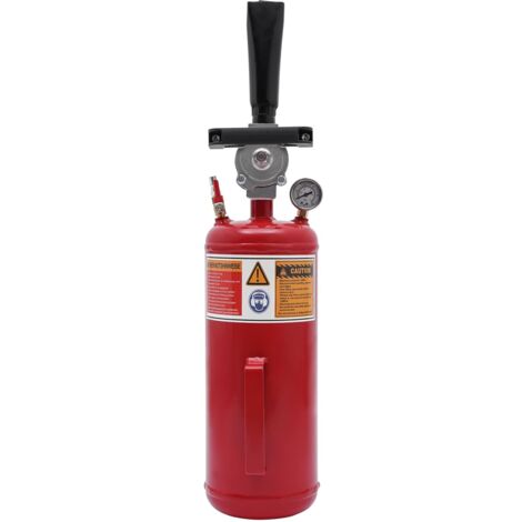Réservoir D'air Portable 20L - Gonfleur Pneus Jusqu'à 10 Bars, Avec Manomètre Et Buse, Pour Voiture/moto