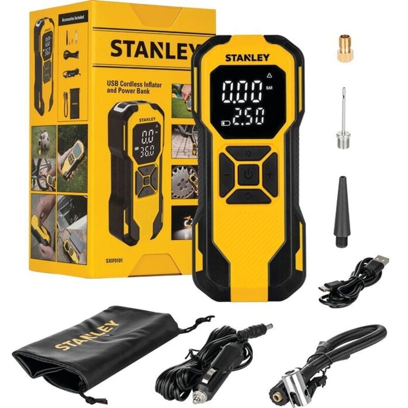 Gonfleur sur batterie Stanley 2 en 1