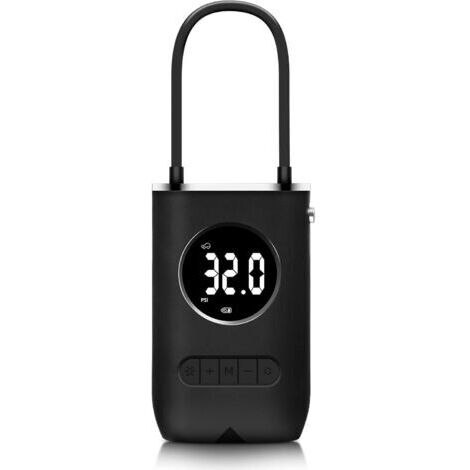 Gonfleur de pneu portable sans fil Compresseur d'air de pneu rechargeable 150PSI Pompe à air à arrêt automatique avec lumières LED, jauge numérique pour des lectures précises de la pression pour voitu