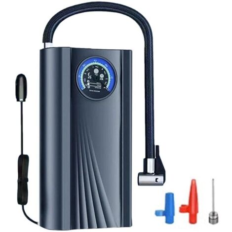 Gonfleur de pneus, pompe électrique rechargeable, réduction du bruit, fournitures de voyage pour vélos, motos, scooters, voitures, ballons de basket