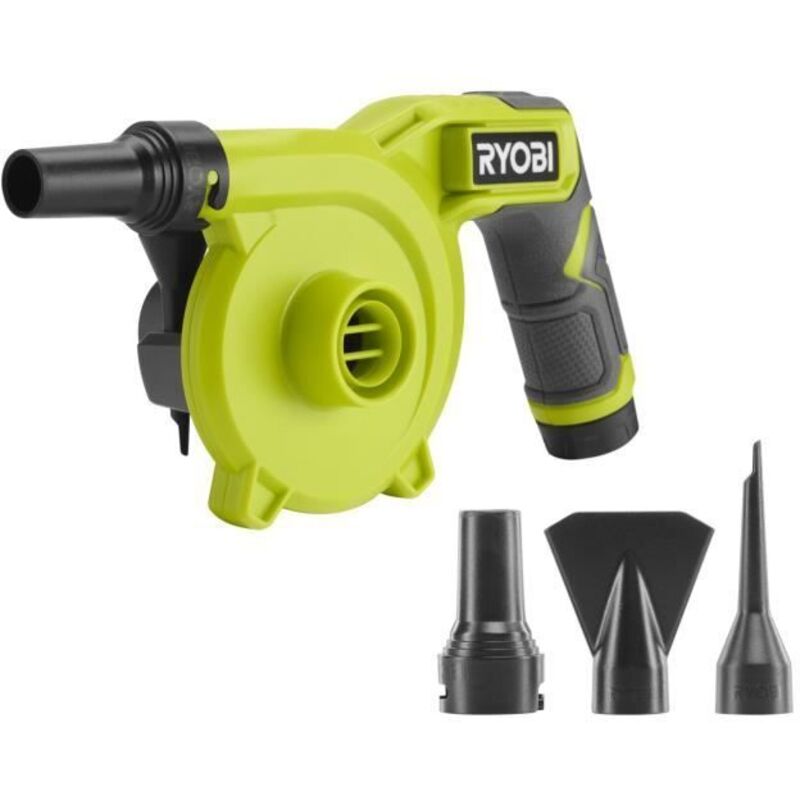 Gonfleur dégonfleur RYOBI 4V Gros débit : 200 /min Livré avec 3 embouts de gonfleur - vue 2