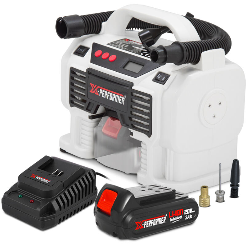 X-performer - Gonfleur - dégonfleur sans fil 20V avec batterie 2Ah
