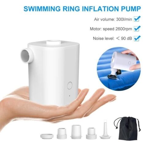 Gonfleur-gonfleur sans fil-300L-min,pour Matelas Gonflable,Piscine Gonflable