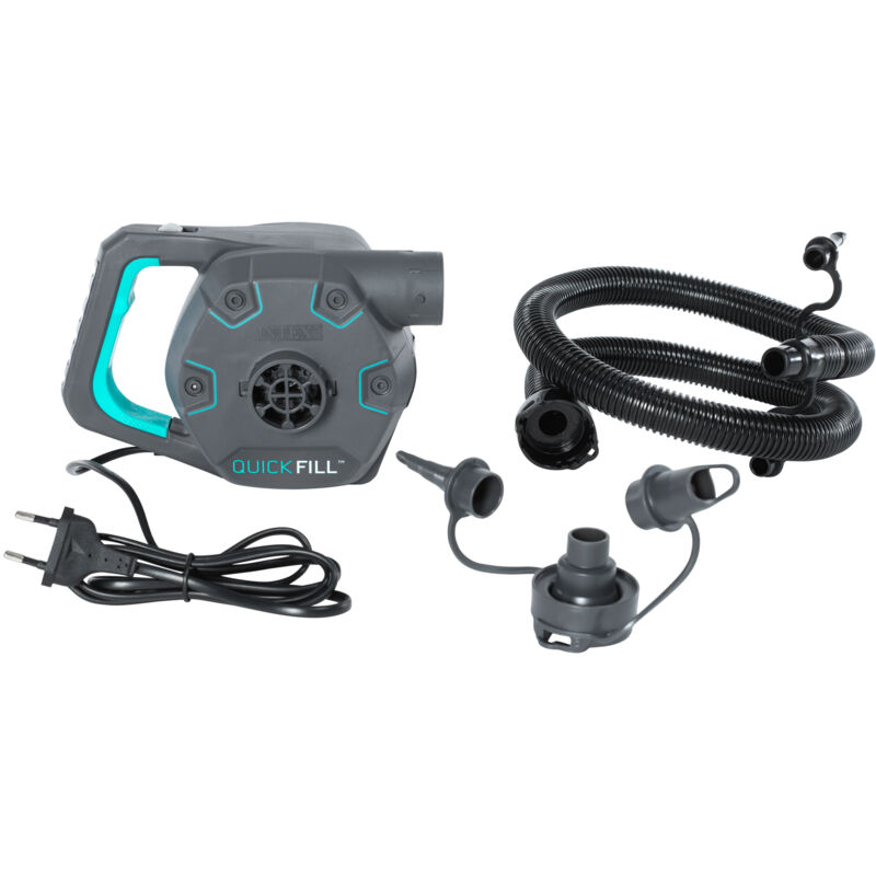 Poolco - Gonfleur électrique 220V - Poignée intégrée + 3 Embouts universels