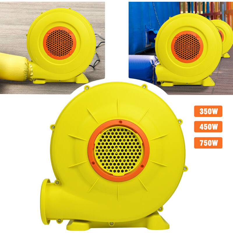 Gonfleur Van de château gonflable électrique 450W ventilateur radial soufflant ventilateur radial Pompe portable pour matelas gonflable Hengmei