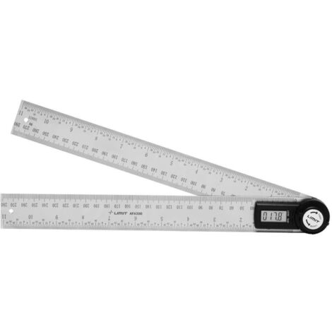 Goniomètre numérique et règle en acier inoxydable 300x300 mm Limit LIMIT AFA300
