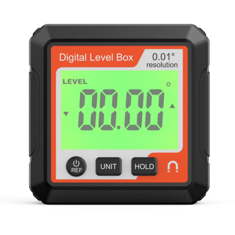 Goniometro digitale magnetico - Inclinometro elettronico con base magnetica e schermo LCD