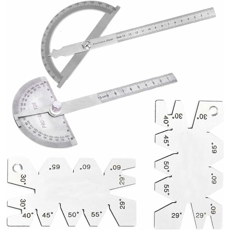 Goniometro multifunzionale a testa tonda da 0 a