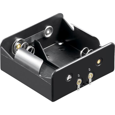 Goobay 11033 Batteriehalter 2x Mono (D) Lötanschluss (L x B x H) 73 x 71 x 31 mm