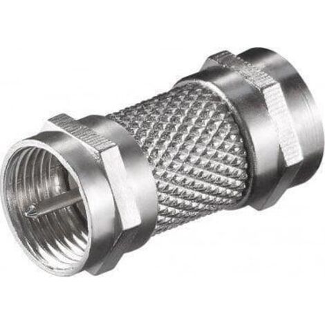 Goobay 11371 Adaptateur coaxial acier inoxydable 22,60 mm