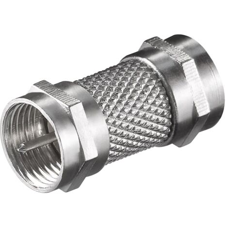 Goobay 11371 Koaxialadapter Edelstahl 22,60 mm