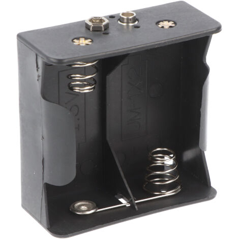 Goobay 11452 Batteriehalter 2x Mono (D) Druckknopfanschluss (L x B x H) 73 x 71 x 31 mm