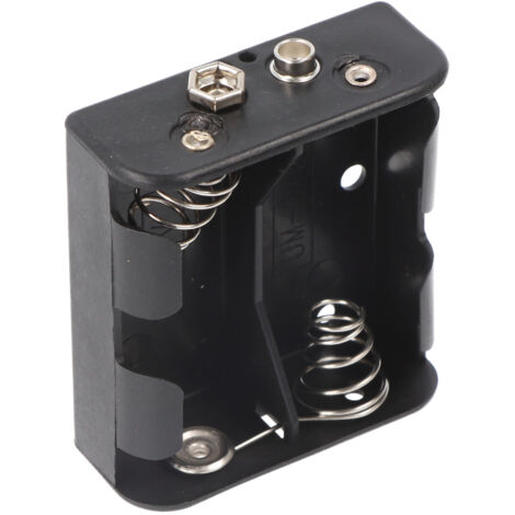 Goobay 11455 Batteriehalter 2x Baby (C) Druckknopfanschluss (L x B x H) 62.5 x 55.8 x 23.5 mm