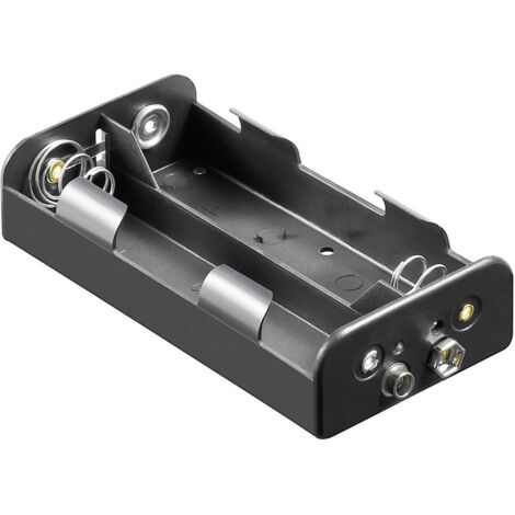 Goobay 11457 Batteriehalter 4x Baby (C) Druckknopfanschluss (L x B x H) 62.5 x 55.8 x 23.5 mm