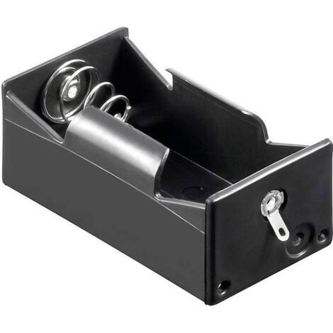 Goobay 12457 Portabatteria 1x Torcia (D) Terminali a saldare (L x L x A) 69 x 35 x 27.5 mm