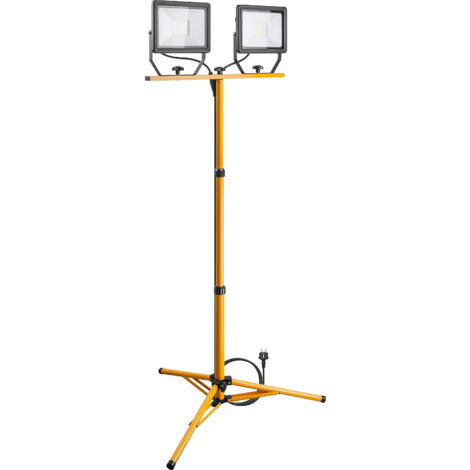 Goobay 2 x 50W Stativ LED Baustrahler TW 8500 LM