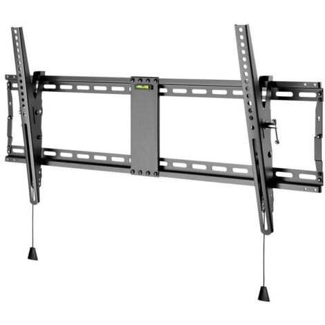 goobay 49930 Soporte de Pared para TV Pro Tilt (XL) 43 a 100 Pulgadas (109-254 cm) 70 kg, inclinable, Desplazamiento Lateral, Negro