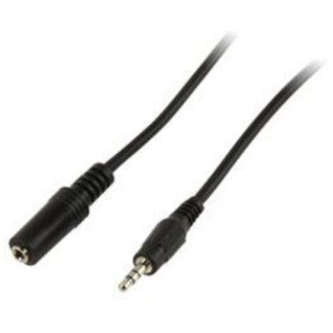 Goobay 50432 cable de audio 3 m 3,5mm Negro