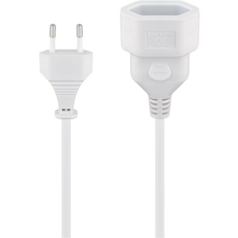 Goobay 50509 cable de transmisión Blanco 5 m Enchufe tipo C