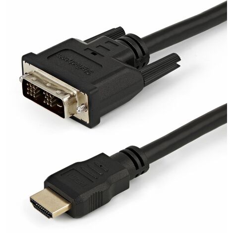 Goobay 50580 adaptador de cable de vídeo 2 m HDMI DVI-D Negro