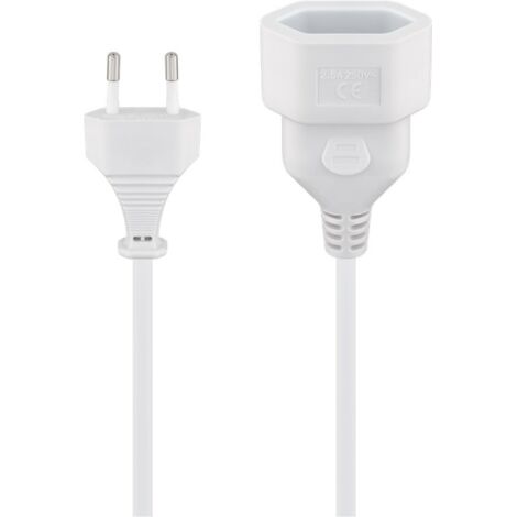 Goobay 51356 cable de transmisión Blanco 2 m Enchufe tipo C