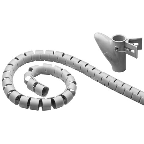 Goobay 51922 - Kit de sujección para cables (20 mm) plata