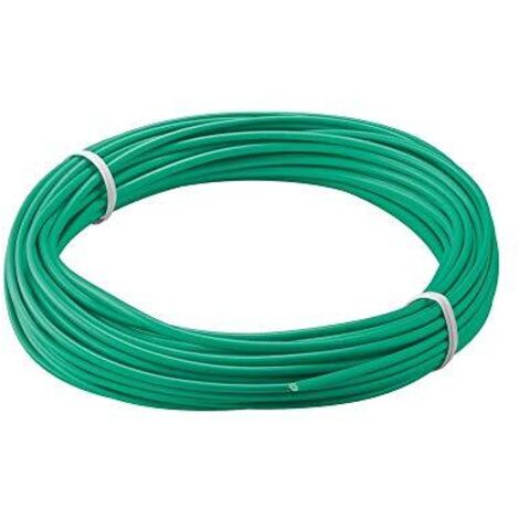 Goobay 55042 Il Rame Isolato, Verde, 1.1mm Diametro, 10m Lunghezza del Cavo