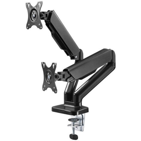 Goobay 58531 soporte para monitor 81,3 cm (32") Negro Escritorio