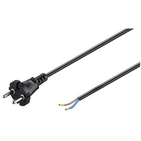 Goobay 58913 cavo de trasmissione Nero 7,5 m spina tipo C