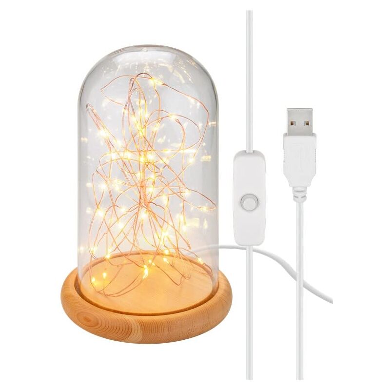 Goobay 60340 Campana in vetro con micro catena